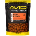 Boilies Tare AVID Carp Nutrition, Plum & Peach, 15mm, 1kg Boilies Tare AVID Carp Nutrition, Plum & Peach, 15mm, 1kg
