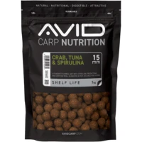 Boilies Tare AVID, Crab Tuna & Spirulina, 20mm, 2.5kg