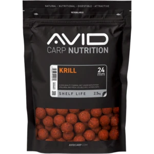 Boilies Tare AVID Krill, 20mm, 2.5kg