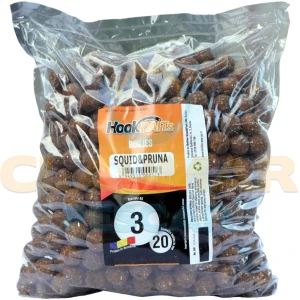 Boilies Tare Birdfood Hook Baits, Squid & Pruna, 20mm, 3kg