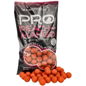 Boilies Tare STARBAITS Probiotic, Peach Mango, 14mm, 800g
