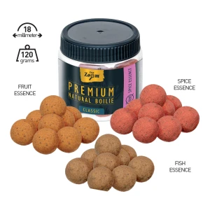 BOILIES CARP ZOOM PREMIUM NATURAL CLASSIC 18mm 120gr Fruit Essence