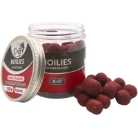 Boilies C&B Semisolubil, Krill, Rosu, 16-20mm, 150g