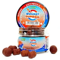 Boilies MG Rocket Dumbell Semisolubil De Carlig, 14-18mm, 200g