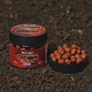Boilies WLC Cocoon Mini Boilies, Red Squid, 6mm, 40g