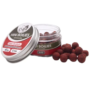 Mini Boilies C&B Semisolubil, Krill, Rosu, 12mm, 60g Mini Boilies C&B Semisolubil, Krill, Rosu, 12mm, 60g