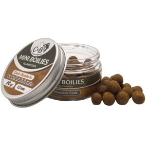 Mini Boilies C&B Semisolubil, Monster Crab, Maro, 12mm, 60g