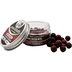 Mini Boilies C&B Semisolubil, Squid Cranberry, Rosu, 12mm, 60g Mini Boilies C&B Semisolubil, Squid Cranberry, Rosu, 12mm, 60g