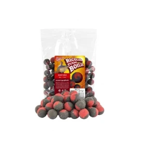 Benzar Turbo Boilie Bicolor Halibut Usturoi 250g 16mm Benzar Turbo Boilie Bicolor Halibut Usturoi 250g 16mm
