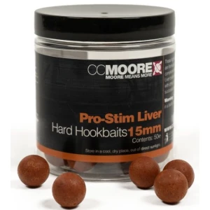 Boilies CC MOORE Hard Hookbaits, Pro-Stim Liver, 12mm, 70buc Boilies CC MOORE Hard Hookbaits, Pro-Stim Liver, 12mm, 70buc