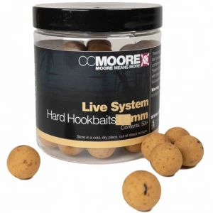 Boilies CC MOORE Live System Hard Hookbaits, 18mm, 35buc/borcan Boilies CC MOORE Live System Hard Hookbaits, 18mm, 35buc/borcan