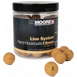 Boilies CC Moore Live System Hard Hookbaits, 18mm, 35buc/cutie Boilies CC Moore Live System Hard Hookbaits, 18mm, 35buc/cutie