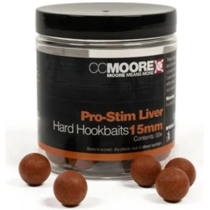 Boilies CC Moore Pro Stim Hard Hookbaits, Liver, 24mm Boilies CC Moore Pro Stim Hard Hookbaits, Liver, 24mm