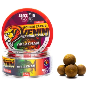 Boilies Carlig SENZOR Venin, Belachan, 20-24mm, 200g