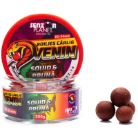 Boilies Carlig SENZOR Venin, Squid Pruna, 20-24mm, 200g Boilies Carlig SENZOR Venin, Squid Pruna, 20-24mm, 200g