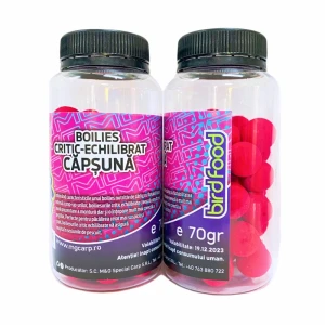 Boilies Critic Echilibrat Capsuna 70gr