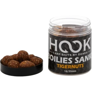 Boilies De Carlig HOOKBAITS Glazurat Sanky, Tigernuts, 16-20mm, 250ml