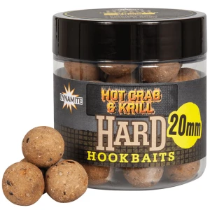 Boilies Dynamite Baits Hot Crab & Krill Hard Hook Baits 20mm