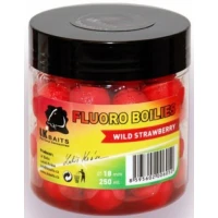 Boilies Lk Baits Fluoro Tare, Fragi, Rosu, 18mm, 250ml