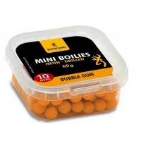 Mini Boilies Browning Neon Pre-drilled Orange Bubble Gum 10mm