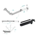 Brat Feeder Rive 41-89.5cm Compact pentru Scaun Modular D36 Brat Feeder Rive 41-89.5cm Compact pentru Scaun Modular D36