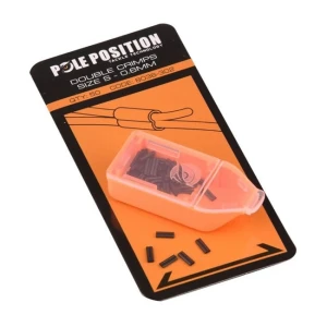 Bride Duble Pole Position Double Crimps S 0.60mm, 50buc/pac Bride Duble Pole Position Double Crimps S 0.60mm, 50buc/pac