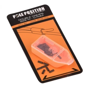 Bride Duble Pole Position Double Crimps S 0.70mm, 50buc/pac