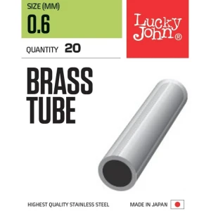Bride pentru Strune LUCKY JOHN LJP5123 Brass Tube 1.8mm, 20buc/pac Bride pentru Strune LUCKY JOHN LJP5123 Brass Tube 1.8mm, 20buc/pac