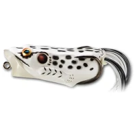 Broasca Live Target Hollow Body Frog Popper,  Albino / White, 5.5cm, 11g Broasca Live Target Hollow Body Frog Popper,  Albino / White, 5.5cm, 11g