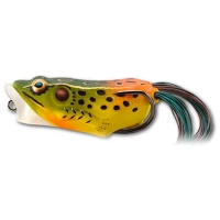 Broasca Live Target Hollow Body Frog Popper, Emerald / Red, 5.5cm, 11g