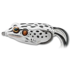 Broasca Live Target Hollow Body Frog Walking Bait, Albino / White, 5.5cm, 18g