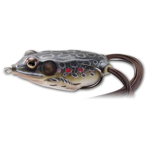 Broasca Live Target Hollow Body Frog Walking Bait, Brown / Black, 4.5cm, 7g