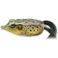 Broasca Live Target Hollow Body Frog Walking Bait, Emerald / Brown, 5.5cm, 18g