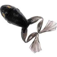 Creatura LIVE TARGET Freestyle Frog Unrigged, Black / Black, 5cm, 4buc/pac