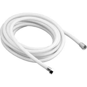 Furtun pentru Dus TREM 2.5m, Racord 1/2", Alb