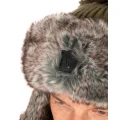 Caciula FOX Trapper Hat Green, Marime Universala