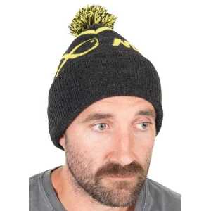 Caciula MATRIX Lime Grey Bobble Hat, Gri Caciula MATRIX Lime Grey Bobble Hat, Gri