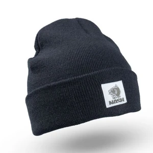 Caciula NASH Make it Happen Badge Beanie Hat Black Caciula NASH Make it Happen Badge Beanie Hat Black