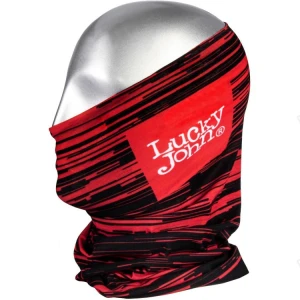 Bandana LUCKY JOHN AM-6512, Red & Black 
