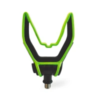 Suport Fata ZFISH Flexifit Front Rod Rest, 110x80mm, Negru/Verde Fluo