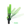Suport Fata ZFISH Flexifit Front Rod Rest, 110x80mm, Negru/Verde Fluo