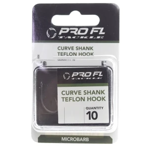 CARLIGE PRO FL CURVE SHANK 10BUC TEFLONATE NR 4 CARLIGE PRO FL CURVE SHANK 10BUC TEFLONATE NR 4