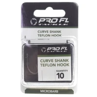 Carlige Pro Fl Curve Shank 10buc Teflonate Nr 6