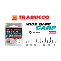 Carlige Trabucco Wide Gape Carp Micro Barb 15buc/plic Nr.10