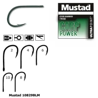 Carlig Mustad Carp Power 10829 Nr.6, 10buc/pac