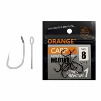 Carlig, Orange, Carp, Hook, Series, 1, nr.12, 8buc/plic, 120541hc0112, Carlige Crap, Carlige Crap Orange, Carlige Orange, Crap Orange, Orange