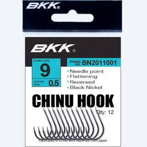 Carlige BKK Chinu Diamond Black Nickel Nr.4 10buc/plic