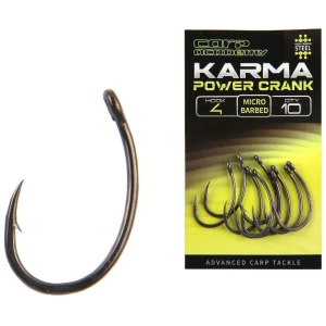 Carlige CARP ACADEMY Karma Power Crank, Nr.6, 10buc/pac Carlige CARP ACADEMY Karma Power Crank, Nr.6, 10buc/pac