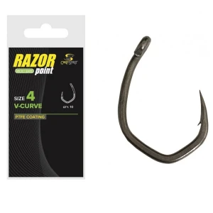Carlige Carp Spirit Razor Point V-Curve Nr.6