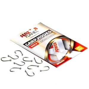 Carlige Crap Teflonate Senzor X Power, Nr.6, 10buc/plic Carlige Crap Teflonate Senzor X Power, Nr.6, 10buc/plic